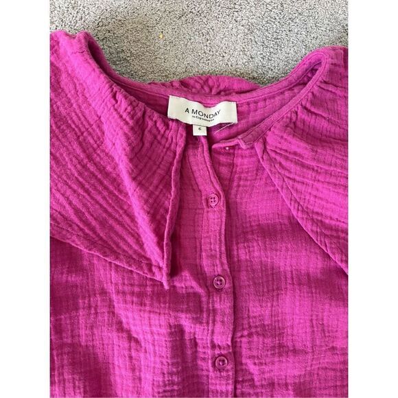 A Monday In Copenhagen bundle 2 blouses Sz 6, $130 B48 - Picture 2 of 7